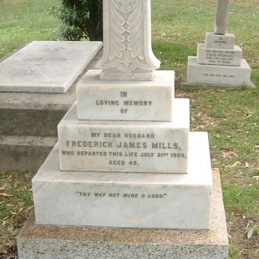 MILLS Frederick James -1900