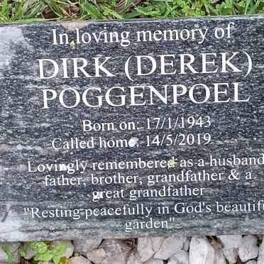 POGGENPOEL Dirk 1943-2019