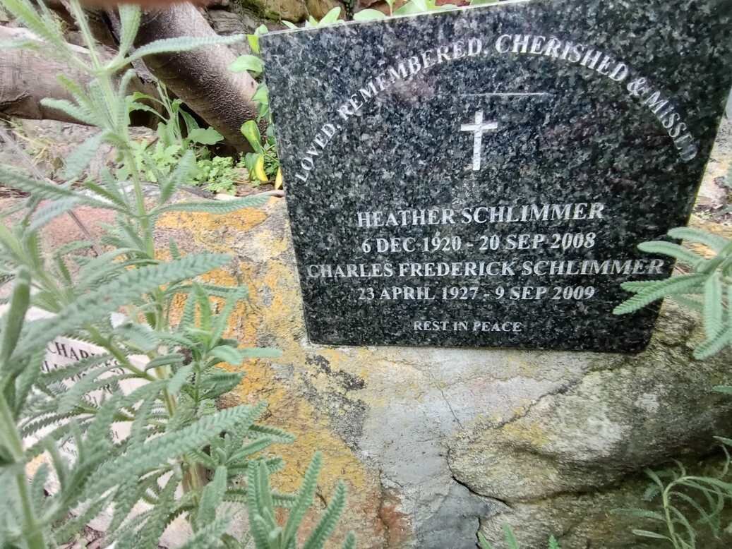 SCHLIMMER Charles Frederick 1927-2009 &amp; Heather 1920-2008