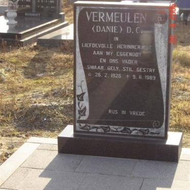 VERMEULEN D.C. 1926-1989