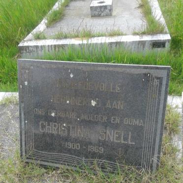 SNELL Christina 1900-1969