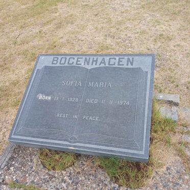 BOGENHAGEN Sofia Maria 1928-1974