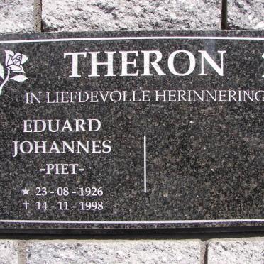 THERON Eduard Johannes 1926-1998