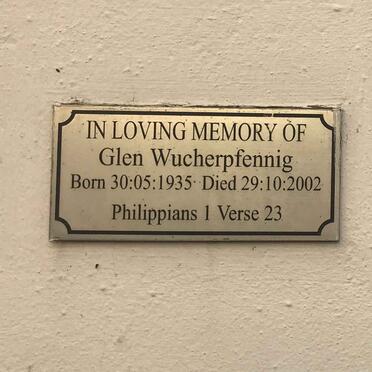WUCHERPFENNIG Glen 1935-2002