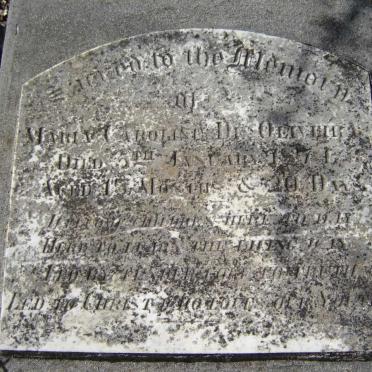 D'OLIVEIRA Maria Caroline -1871