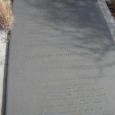 MOSTERT Sybrand Jacobus 1791-1872 &amp; Johanna Petronella VAN REENEN