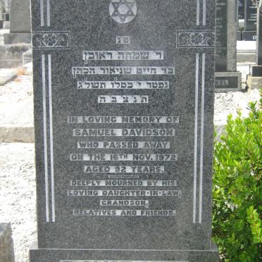 DAVIDSON Samuel -1972