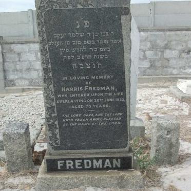 FREDMAN Harris -1922