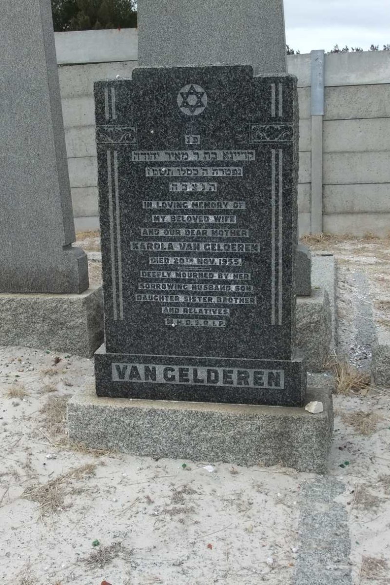 GELDEREN Karola, van -1955