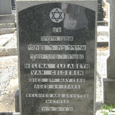 GELDEREN Helena Elizabeth, van -1960