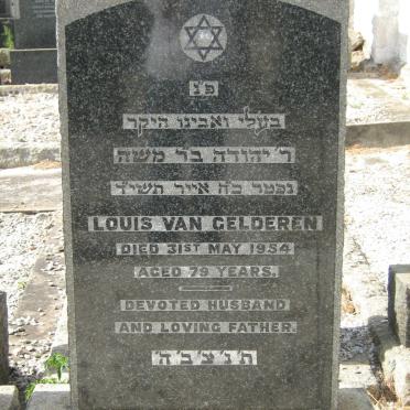 GELDEREN Louis, van -1954