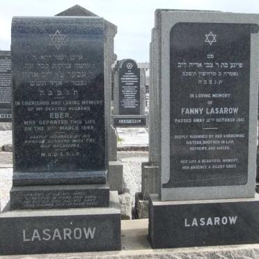 LASAROW Eber -1949 &amp; Fanny -1961