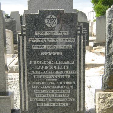 SOLOMON Max -1955