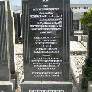 SMOLENSKY Fruma -1983