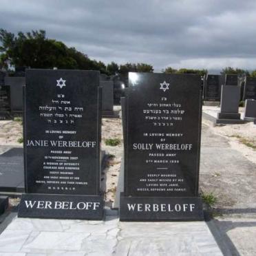 WERBELOFF Solly &amp; Janie