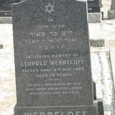 WERBELOFF Leopold -1966