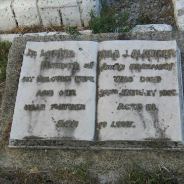 ALDRIDGE Ella J. nee ERASMUS -1956