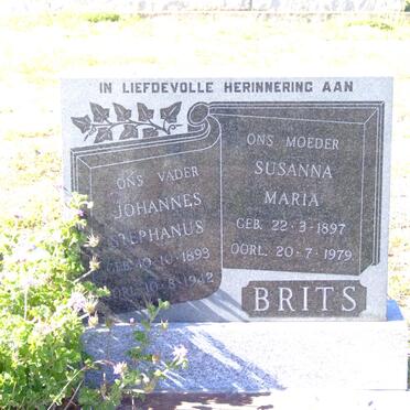 BRITS Johannes Stephanus 1893-1942 &amp; Susanna Maria 1897-1979
