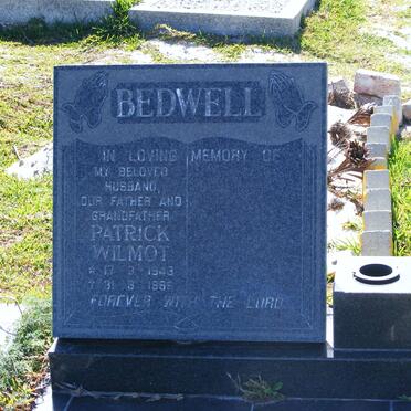 BEDWELL Patrick Wilmot 1943-1996