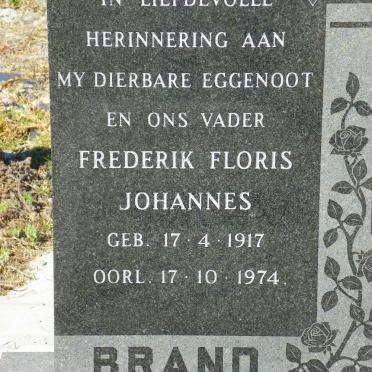 BRAND Frederik Floris Johannes 1917-1974