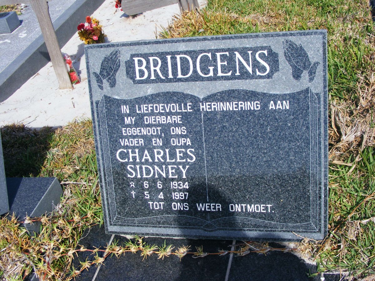 BRIDGENS Charles Sidney 1934-1997