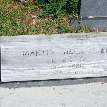 BRUYN Martin Alexander, de 1934-1991