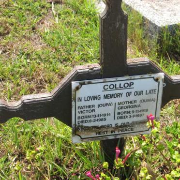 COLLOP Victor 1914-1985 &amp; Georgina 1918-1997