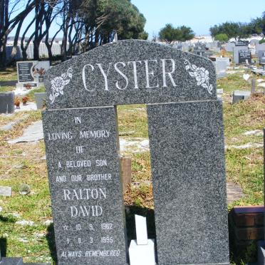 CYSTER Ralton David 1962-1995