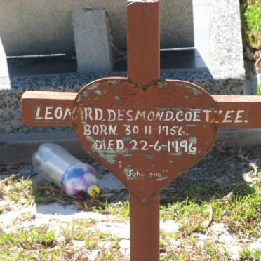 COETZEE Leonard Desmond 1956-1996
