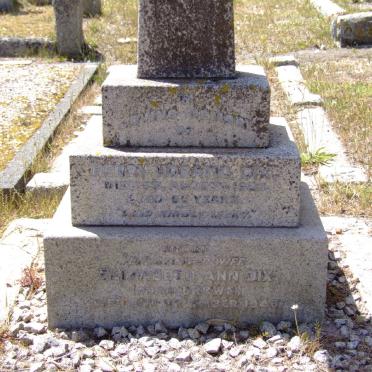 DIX Henry Horatio -1929 &amp; Elizabeth Ann BROWN -1943 