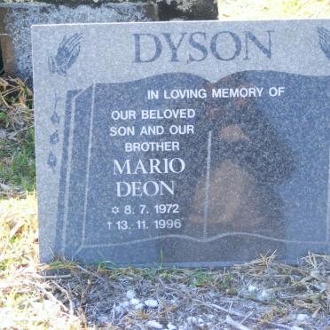 DYSON Mario Deon 1972-1996