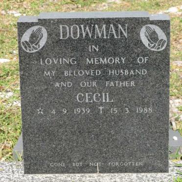 DOWMAN Cecil 1939-1988