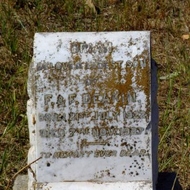 DEAKIN Brian 1922-1927