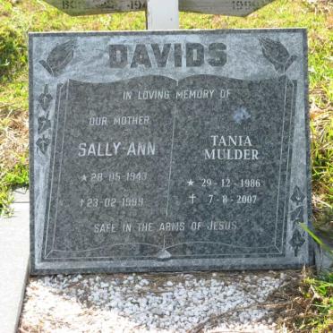 DAVIDS Sally Ann 1943-1999 :: DAVIDS Tania Mulder 1986-2007