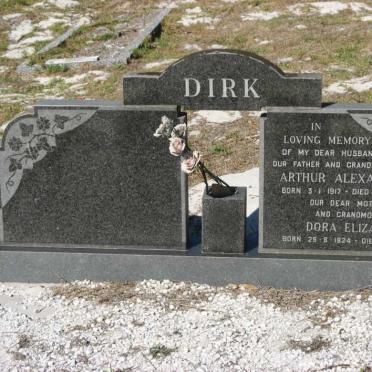 DIRK Arthur Alexander 1917-1977 &amp; Dora Elizabeth 1924-1993