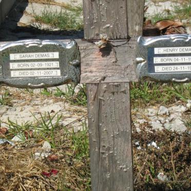 DEMAS Henry 1915-1977 &amp; Sarah DEMAS 1921-2007