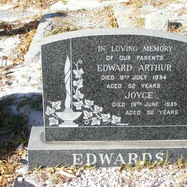 EDWARDS Edward Arthur -1934 &amp; Joyce -1935
