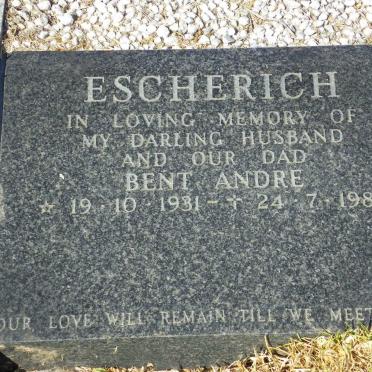 ESCHERICH Bent Andre 1931-1984