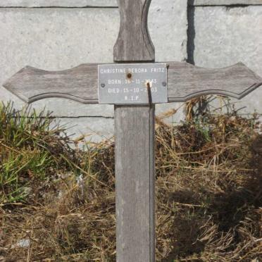 FRITZ Christine Debora 1943-2003