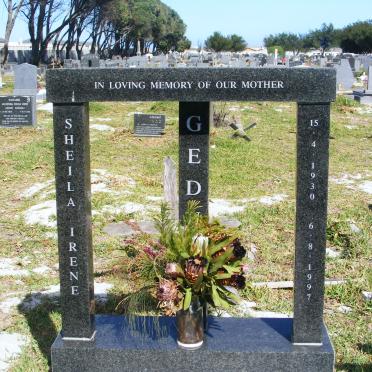 GEDU? Sheila Irene 1930-1997