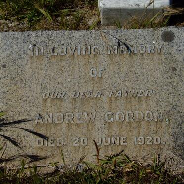 GORDON Andrew -1920