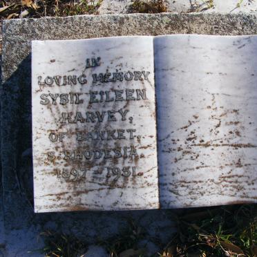 HARVEY Sybil Eileen 1897-1951