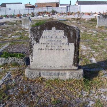 HENDRIKSE Arthur William ?-?