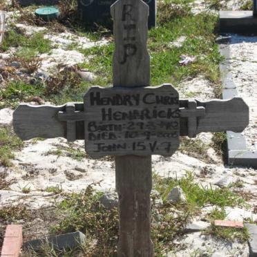 HENDRICKS Hendry Chris 1962-2005