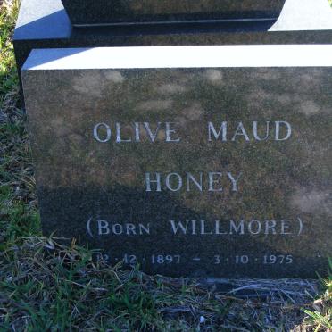 HONEY Olive Maud nee WILLMORE 1897-1975