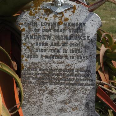 HENDRIKSE Andrew 1901-1902