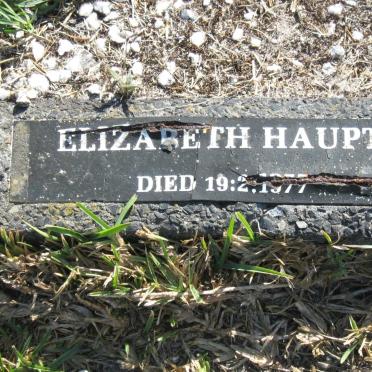 HAUPT Elizabeth -1977