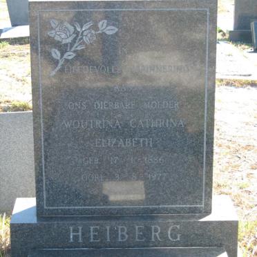 HEIBERG Woutrina Cathrina Elizabeth 1886-1977