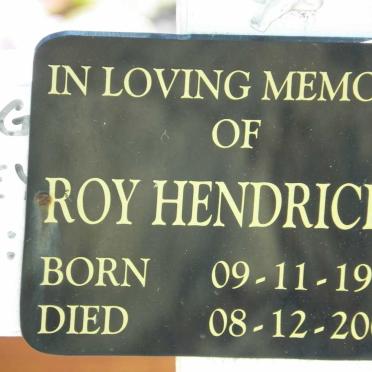 HENDRICKS Roy 1950-2008