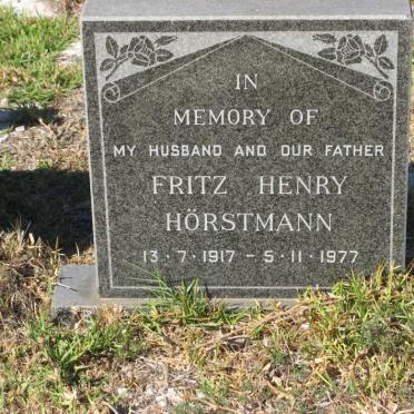 HORSTMANN Fritz Henry 1917-1977
